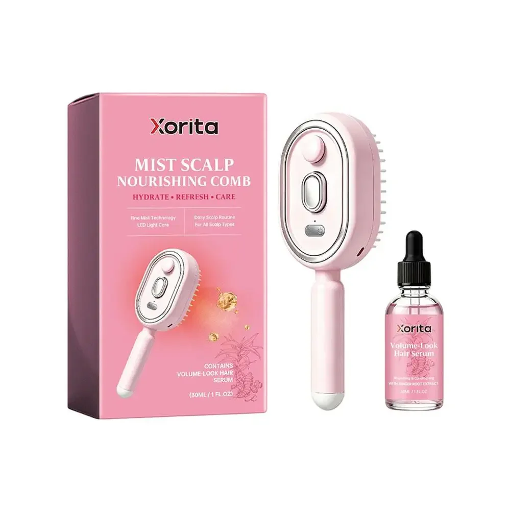 Electric Spray Air Cushion Scalp Comb