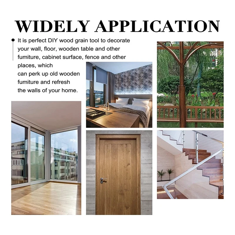 Casa Paint Rollers com Handle Pattern, Pintura Wall Decoration