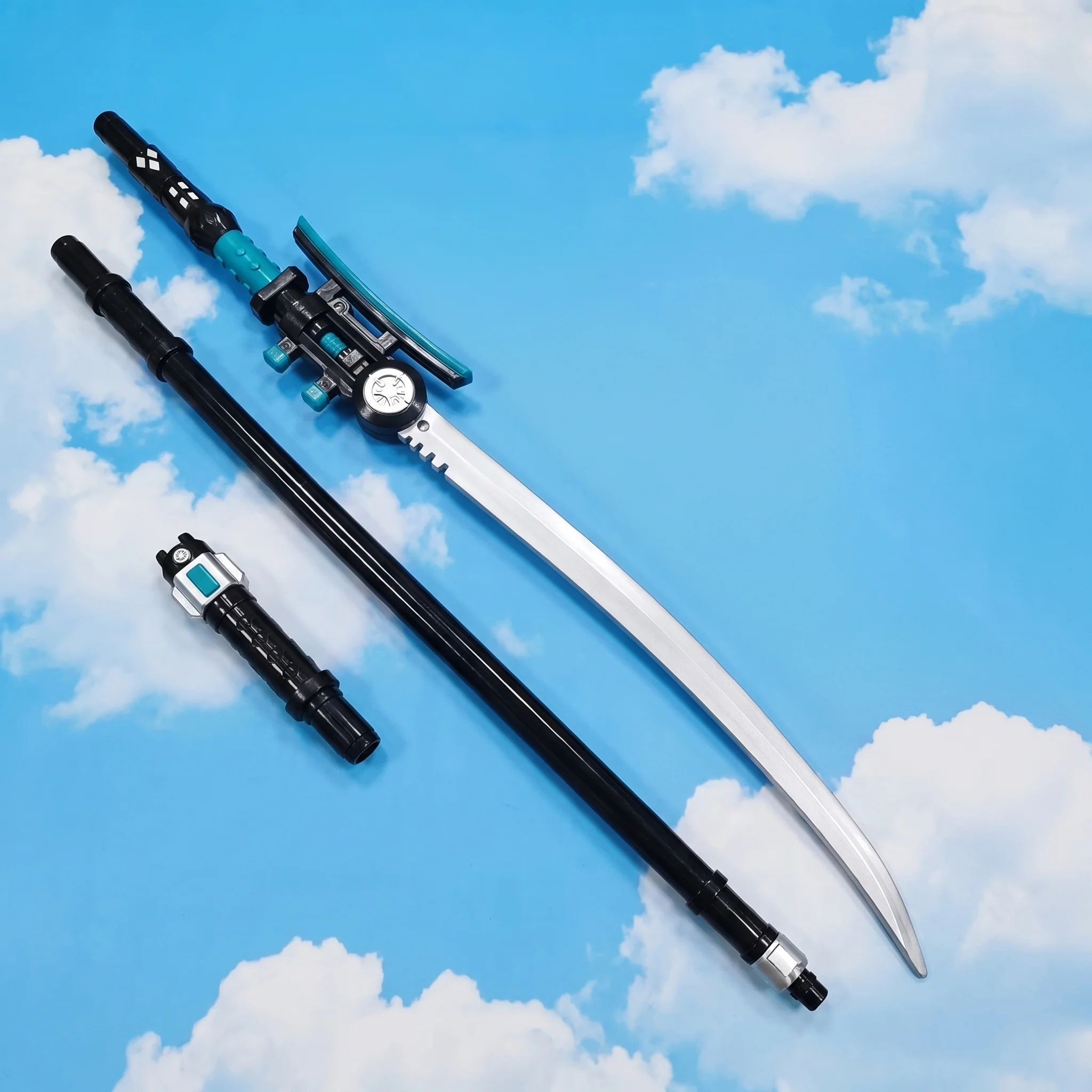 195cm Zenless Zone Zero Katana Tsukishiro Yanagi PU Sword Cosplay Prop Anime Game Merch Decorative Home Collection Display Gift