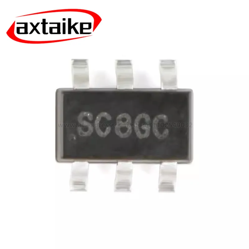 

10PCS SGM6603 SGM6603-ADJSGM6603-ADJYN6G/TR SC8GC Silkscreen SC8** SOT-23-6 DC-DC Boost Converter IC Original