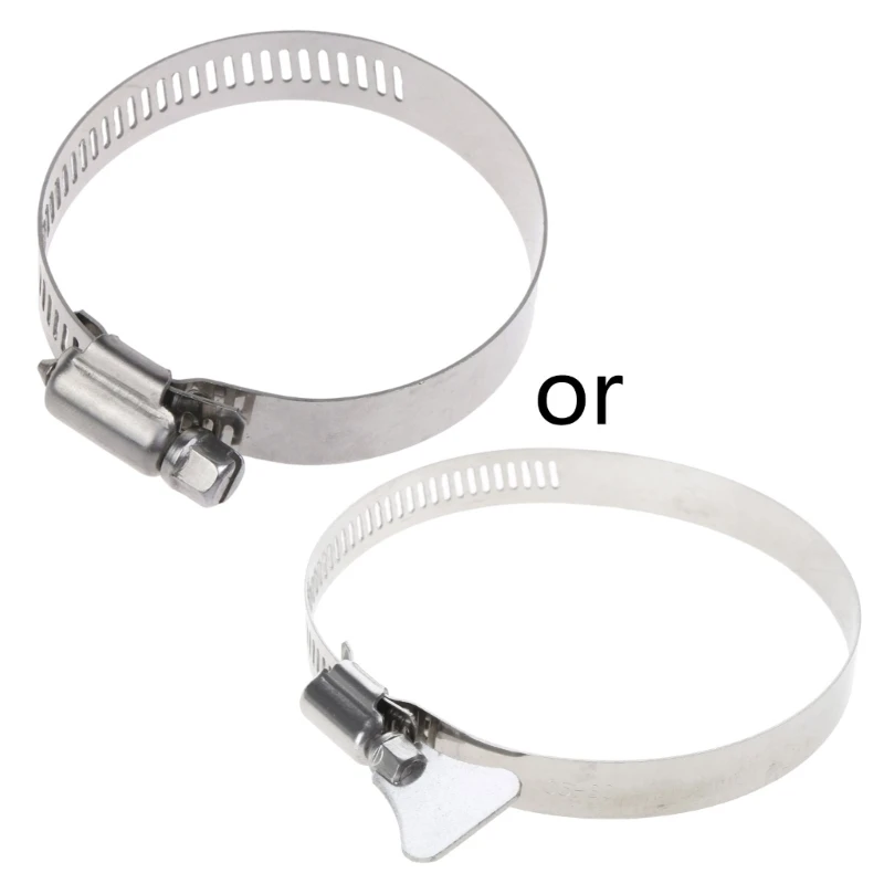 قطر 50/75/100/150/200 مللي متر الفولاذ المقاوم للصدأ محرك خرطوم المشابك قابل للتعديل والعتاد دودة الوقود أنبوب انبوب ماء مشبك ثابت الربيع