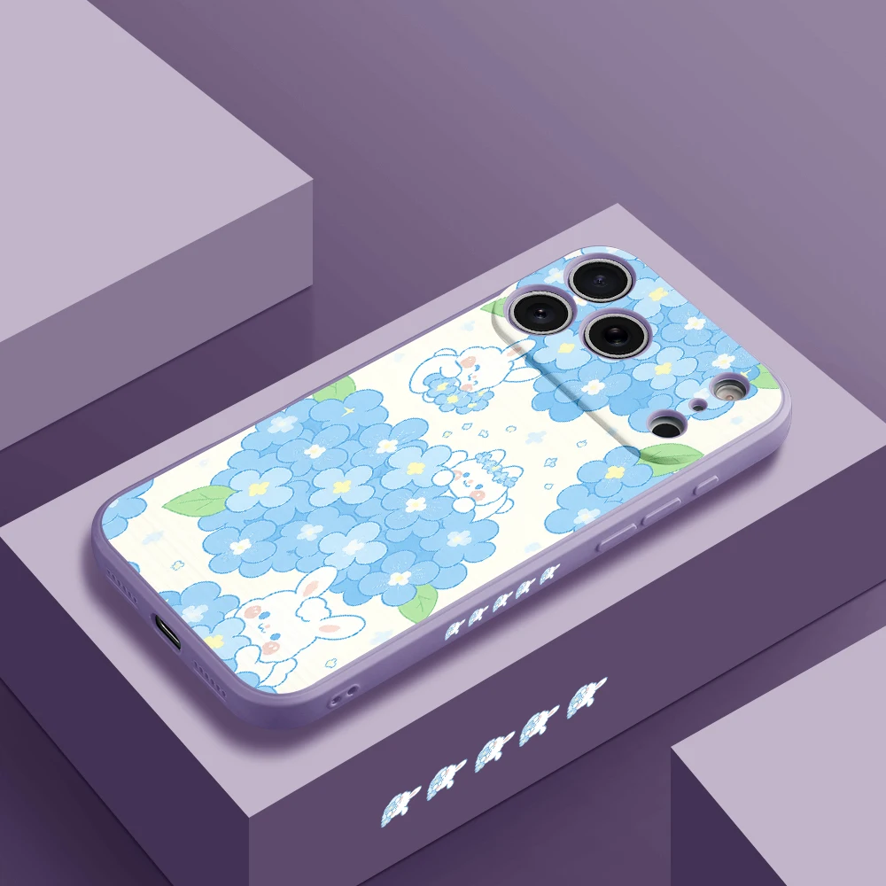 Blue Flower Cute Ra… - image