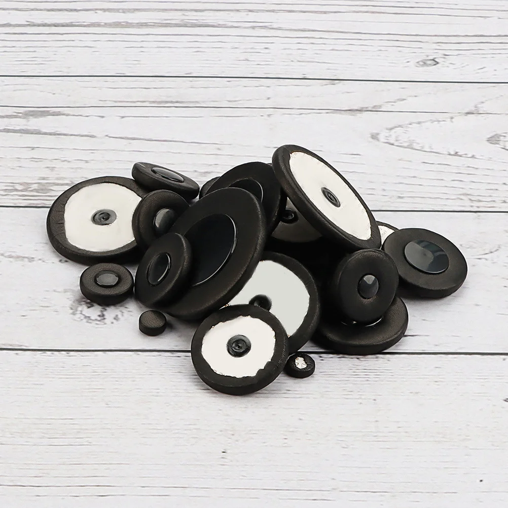 

25 pcs Durable Faux Saxophone Key Pads Replacement Kit Easy Install Sleek Design For Saxophone Maintenance Cushions