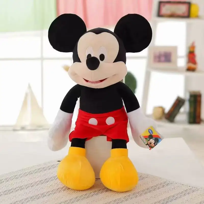 

Latest Classic Mickey Mouse Doll Kawaii Stuffed Plush Toy Doll Cartoon Anime Cute Pillow Children's Birthday Gift Fun Doll
