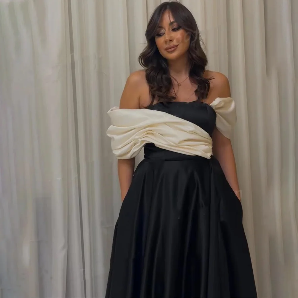 أفضل بيع قبالة الكتف فساتين السهرة الكشكشة الساحرة فستان الحفلة الراقصة رائعة عالية سبليت حزب ثوب Fساتين Sheer مخصص