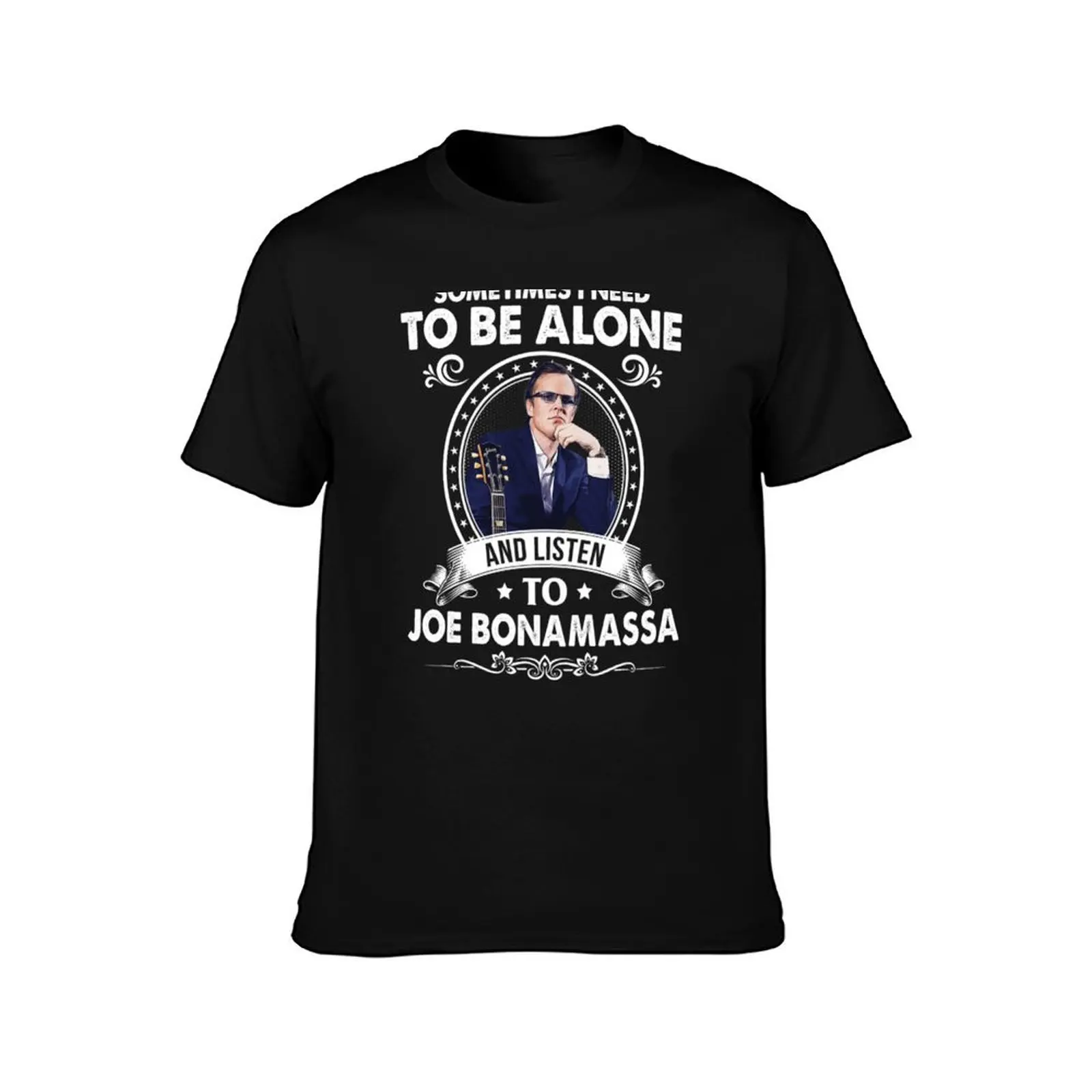 Manchmal muss ich allein sein und Joe Bonamassah?ren T-Shirt Summer Casual Cotton Tee Oversized Streetwear Tops 100% Cotton