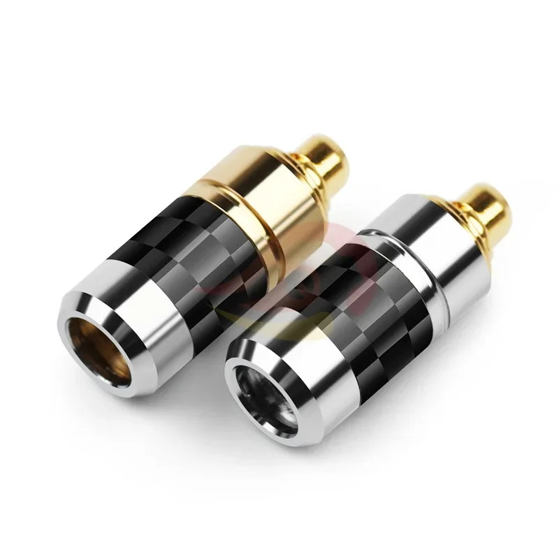 Adaptador de pines de auriculares macho MMCX Jack de Audio para auriculares IE300 IE900 IE600 conector de cable de Metal de cobre chapado en oro