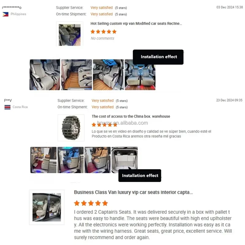 For Land Cruiser Business Car Seats With Electric Foot Pedals for Vans