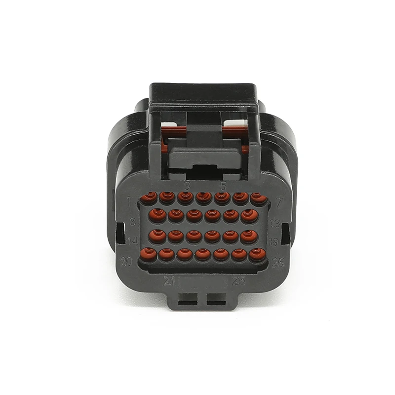 

3-1437290-8 Automotive waterproof connector 26 core 4 card slot AMP series wiring harness plug connector