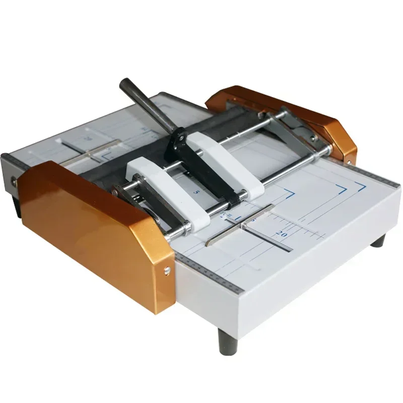 220V Manual Folding Machine A3 Format Flat Binding Saddle Stitching And Folding Three-In-one Folding Machine DC-200S