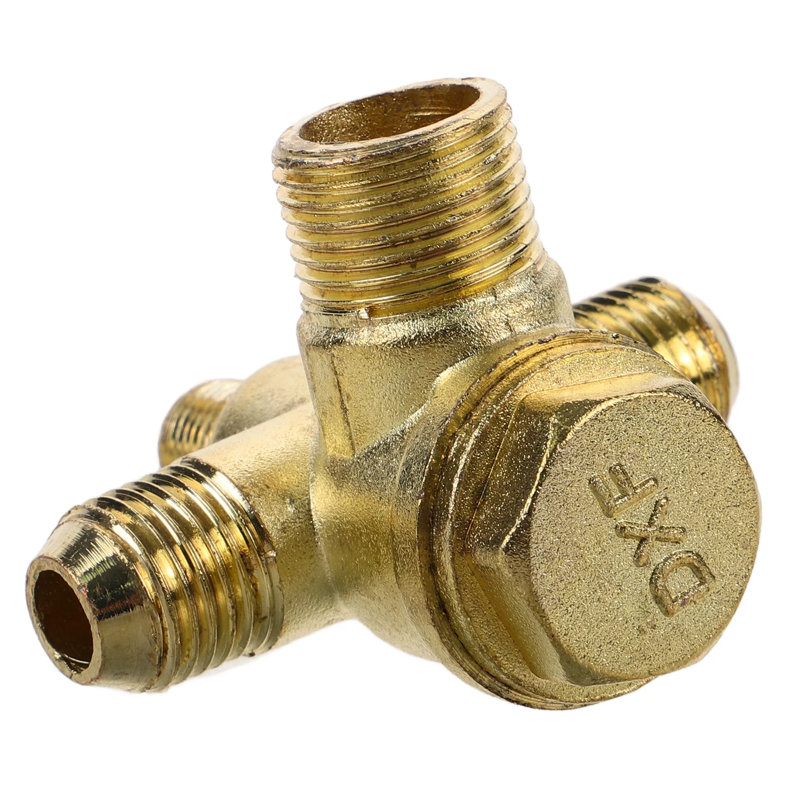 Air Compressor Accessories 4 Ways Valve Safety Control Part Check Oil-free Machine Threaded Accessory Bronze Zinc