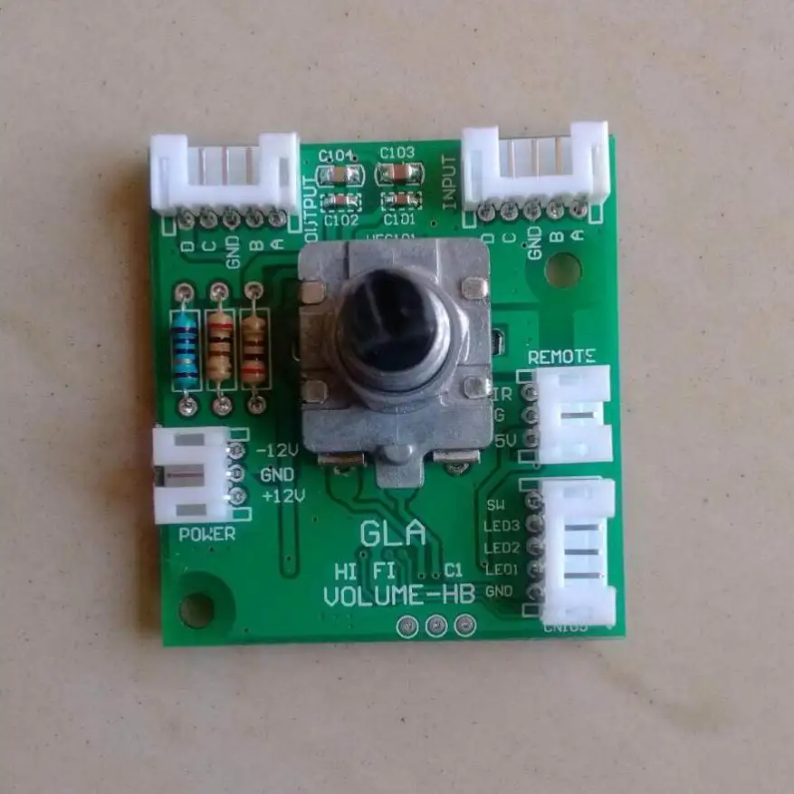 HIFI 4-channel/8-channel Volume Control Board Remote Control Volume Potentiometer Balance Potentiometer (displayable