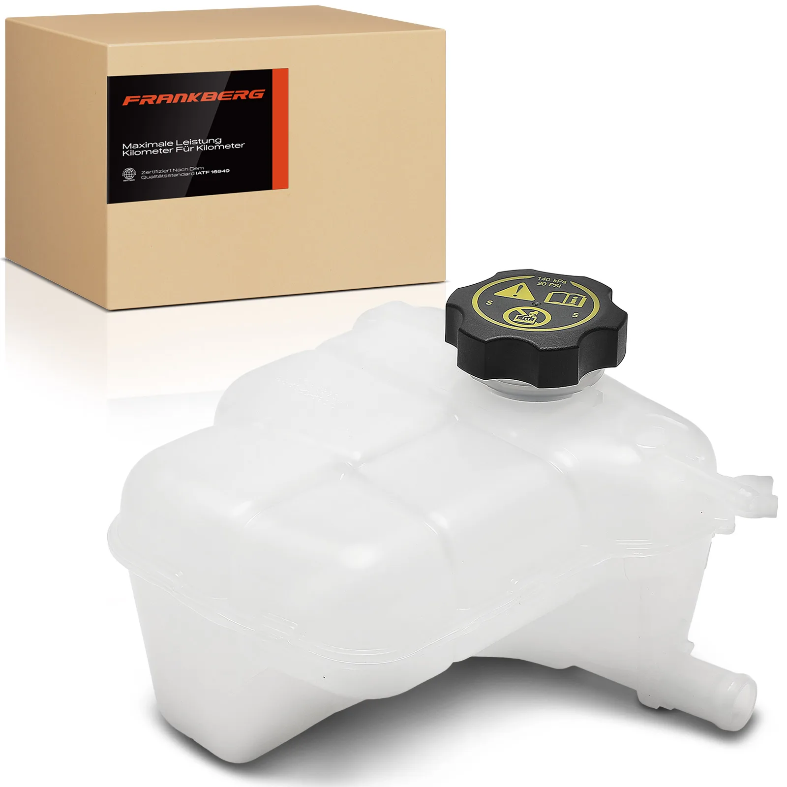 Frankberg 1x Balanceringscontainer Koelvloeistofcontainer voor Opel Astra J Cascada Chevrolet Cruze Orlando 03989T403989 13393368