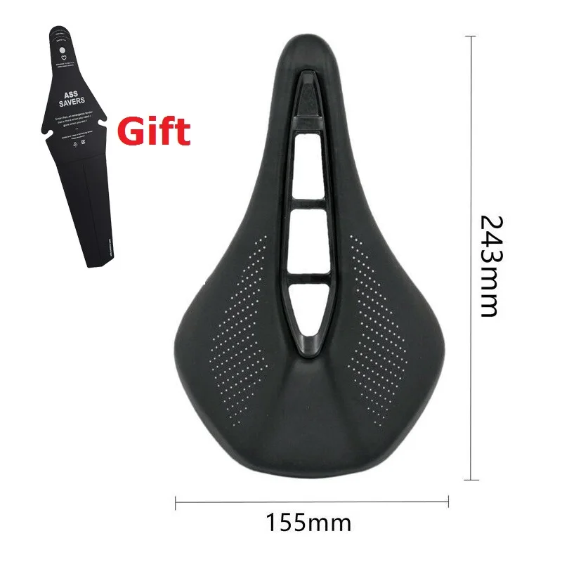 EC90 Big ass Bicycle Saddle, Cycling Seat Cushion, MTB Road Bike Saddle, Soft Sponge Bicycle Saddle, 240x143mm, 155mm