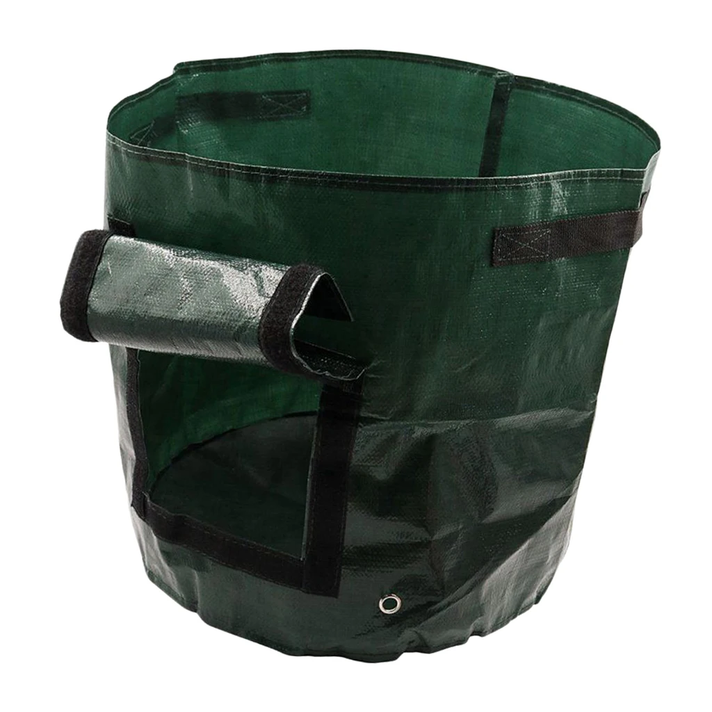 Waterproof PE Potato Grow Bag with Handles Reusable Vegetable Planter Pouch for Home Outdoor Garden