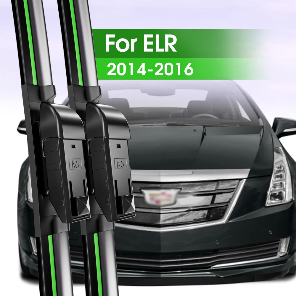 

2pcs Front Windshield Wiper Blades For Cadillac ELR 2014-2016 2015 Windscreen Window Accessories