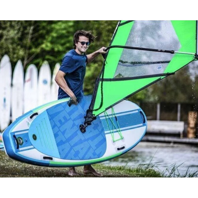 Direct Sale 10ft Kitesurfing Stand Up Board All Round Wind Inflatable Paddle Board Air Water Sports Windsurfing Board with Sail