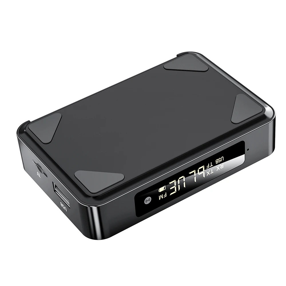 Adattatore audio Aux wireless NFC da 3,5 mm RCA SPDIF Trasmettitore ricevitore FM 5.0 compatibile con Bluetooth per telecomando disco TF U
