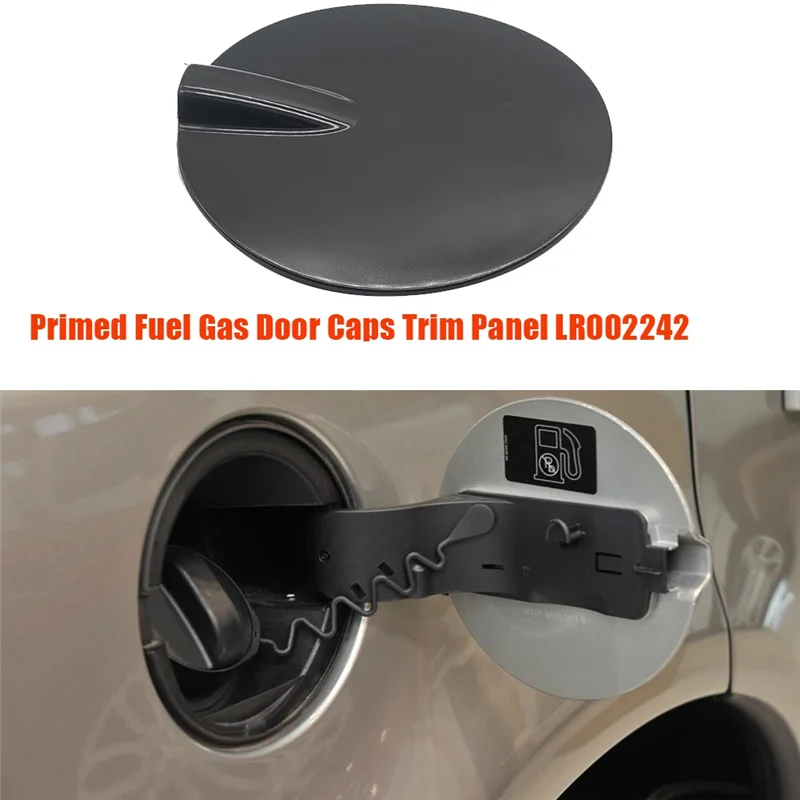 Car Fuel Tank Lid Trim Panel LR002242 for Land Rover Freelander LR 2 L359 2006 - 2014 Primed Fuel Gas Door Caps