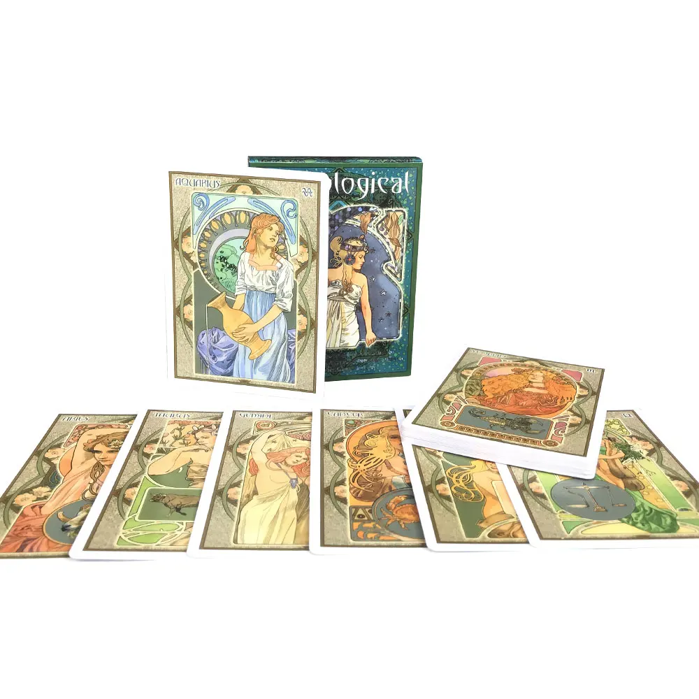 

Hot Selling Astrological Oracle Leisure Entertainment Card Family Gathering Divination Deck Tarot Board Playing Card Game