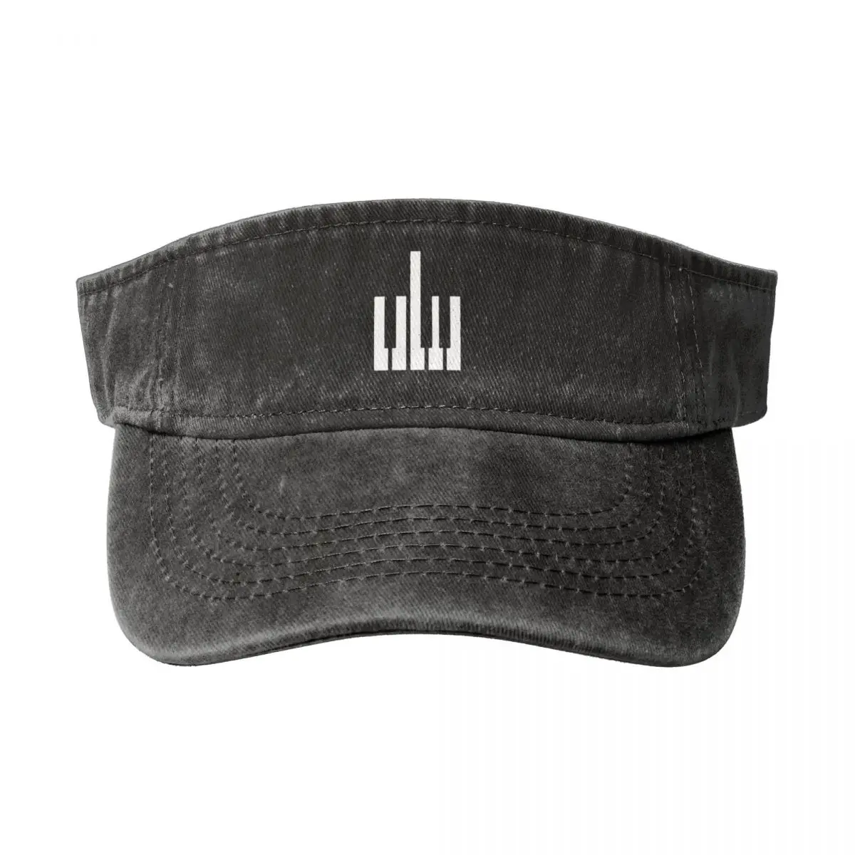 New Born To Be Piano Teacher Music Band Keyboard Player Visors Denim Outdoor Sport Sun Baseball Cap Hat Golf Hiking Running Cap