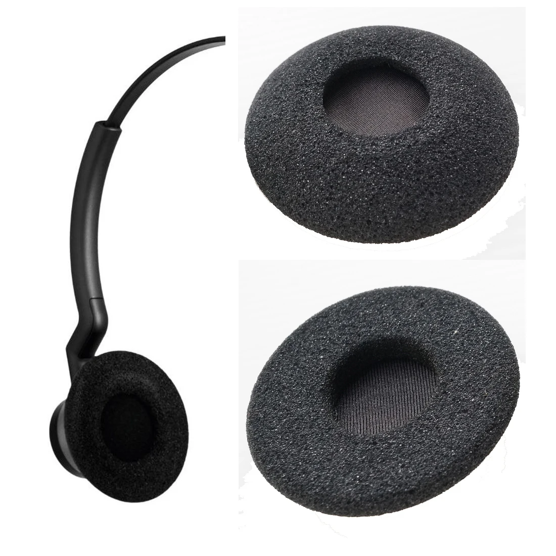 การบำรุงรักษาแทนหูฟังสำหรับ Jabra Biz 2300 1100 1500 1520 1525 1900 MS Duo ชุดหูฟังโทรศัพท์หูฟัง (biz 2300)