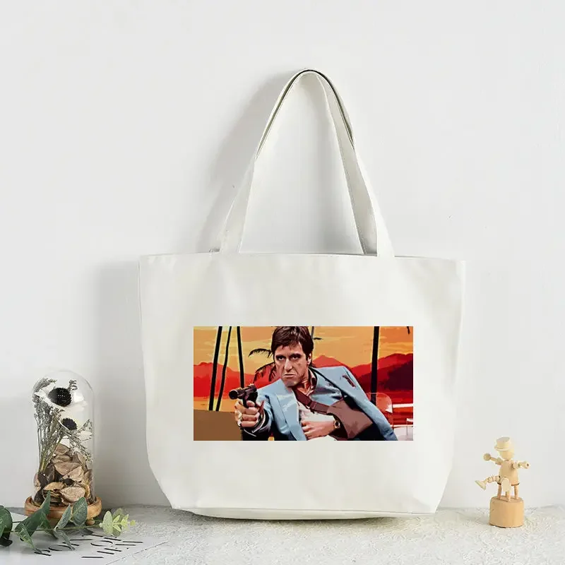 Женская Холщовая Сумка-тоут с принтом «Кто мне доверяю»