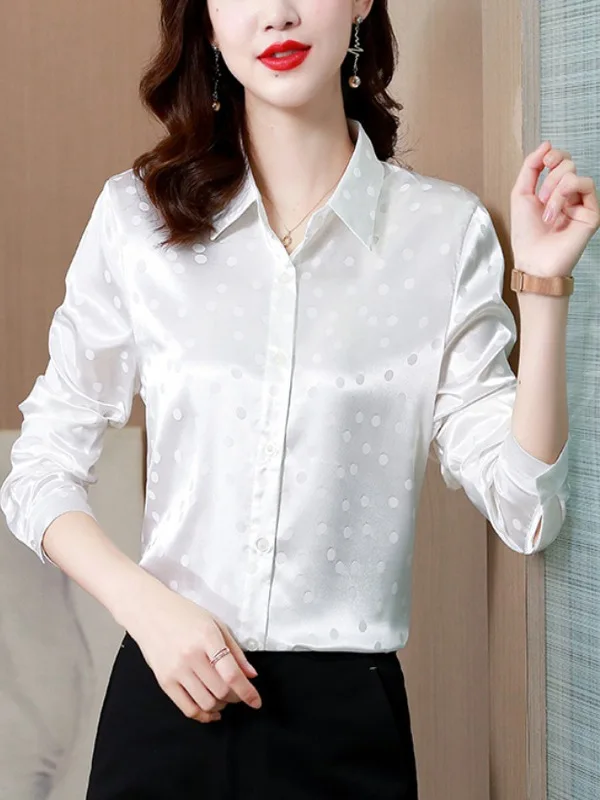 

Ele Silk irt Женская мода Высококачественная длинная све Silk irt Бренд для мам среднего возраста с отделкой бирки