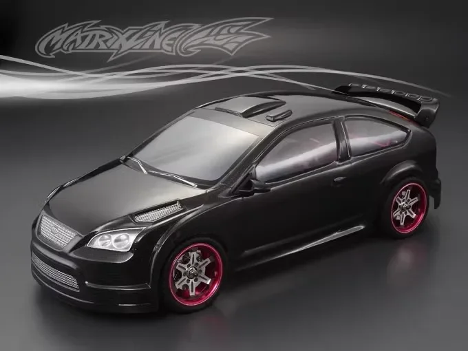 RC Focus RS WRC 1/10 Rally RC PC corpo con paralume larghezza 190mm Finito Lexan Body shell RC hsp Tamiya XV-01 LC PTG
