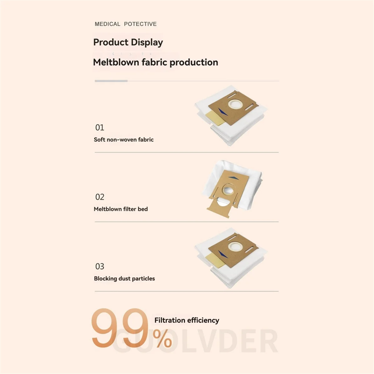 FZFZ 12PCS T8 Max T8 T9 로봇 진공 청소기 교체 액세서리 용 부직포 먼지 봉투