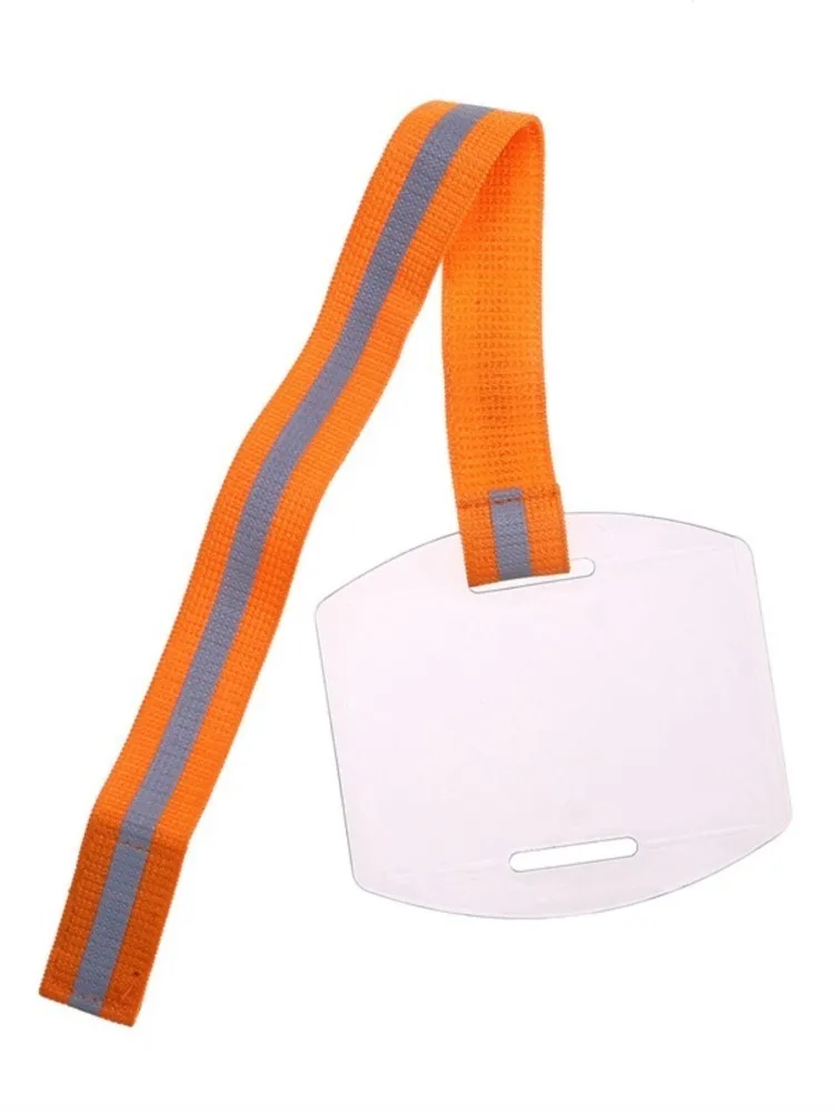 Storage Box With Lanyard Clear Waterproof Badge Case Id Credit Card Cash Holder Transparent Arm Hanging Portable Tool