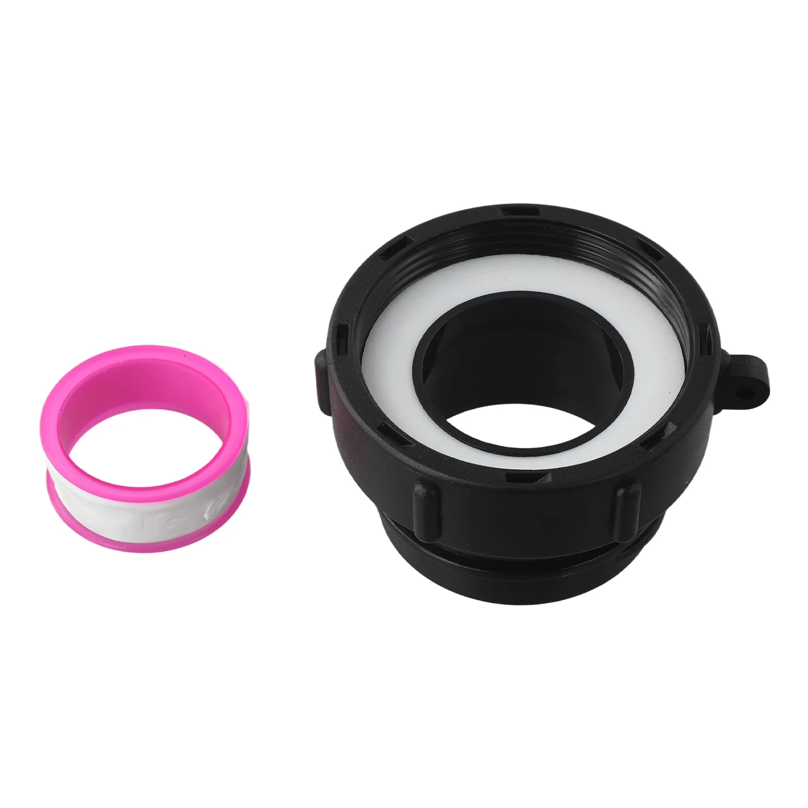 

1set IBC For Suitcase Adapter With Tape For Schutz Valve Garden Tank Connector Tank Cap Two-way Plastic Adapter Replacement Kit