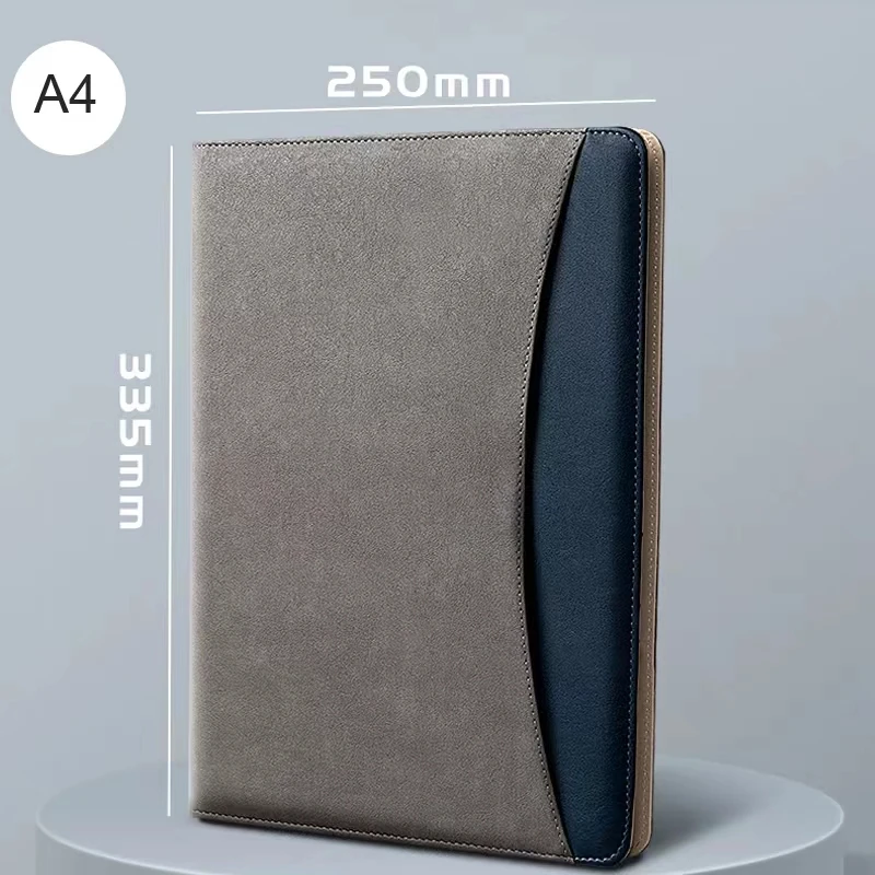 Document File Color Meeting Clipboard Paper for Folder Splice Business Office Data Supply Portafolios Organizer Leather PU