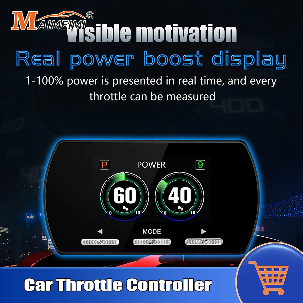 

Throttle Controller Accelerator for Car 9 Drives 5 Modes Racing Pedal Booster Automobile Car Power Tuning Electronic Accessories