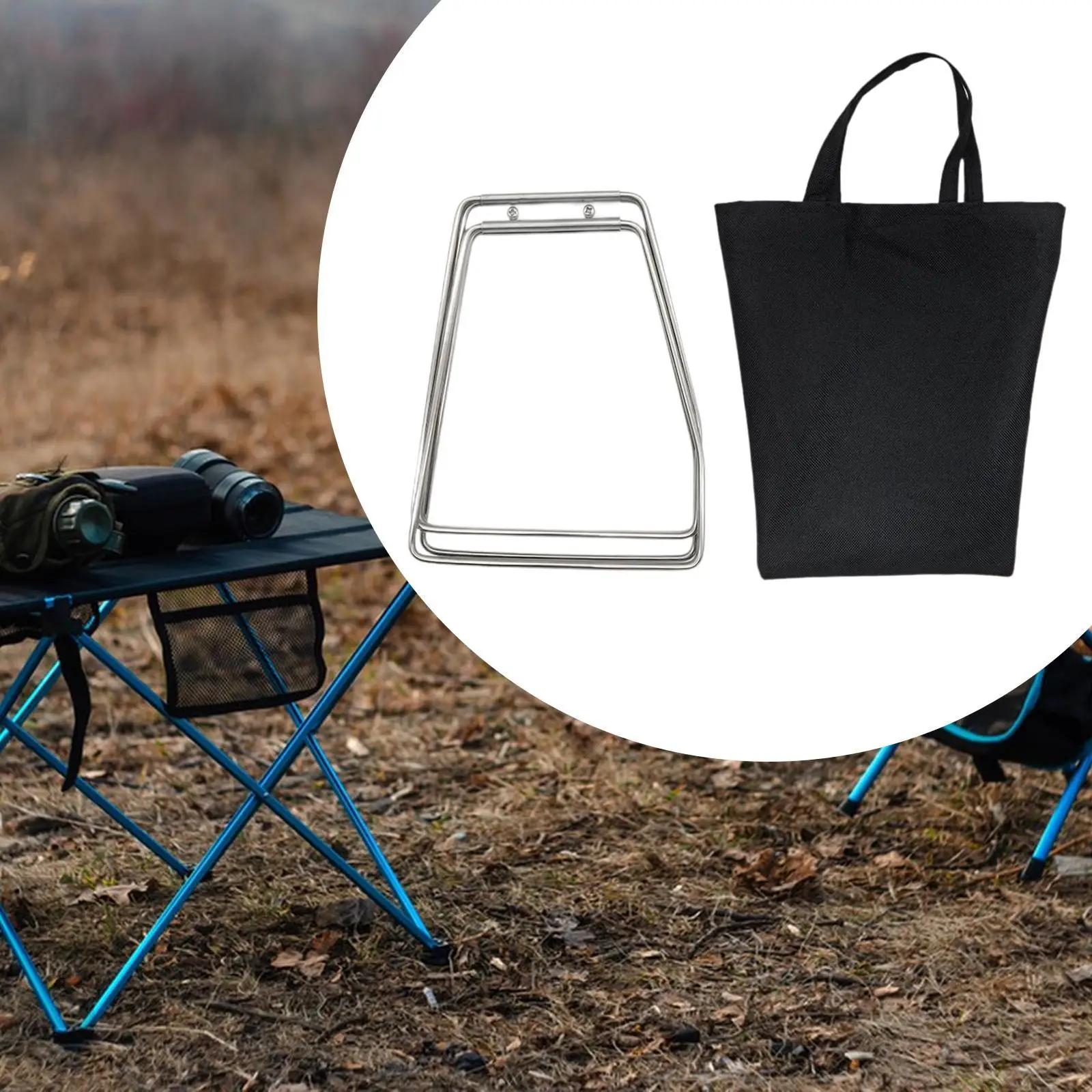 

Foldable Cooler Stand Water Container Stand Lightweight Box Stand Heavy Duty