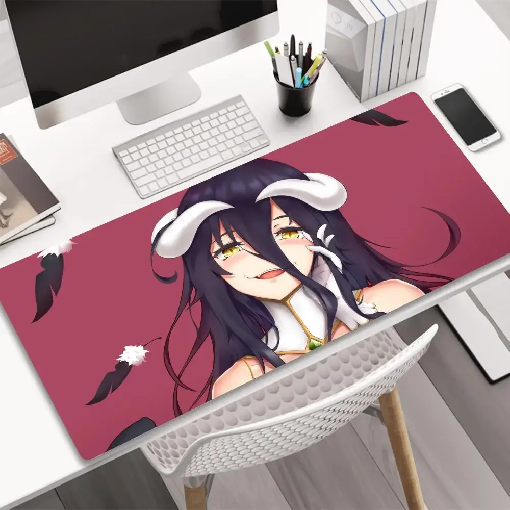 Overlord Albedo Mousepad Large Gaming Mouse Pad LockEdge Thickened Computer Keyboard Table Desk Mat