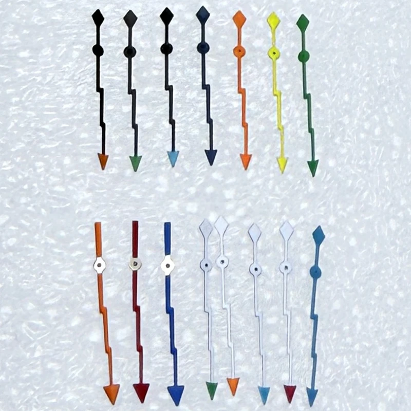 Manecillas de reloj NOOKIDA plateadas, naranjas, rojas y verdes, aptas para el movimiento NH35/NH36