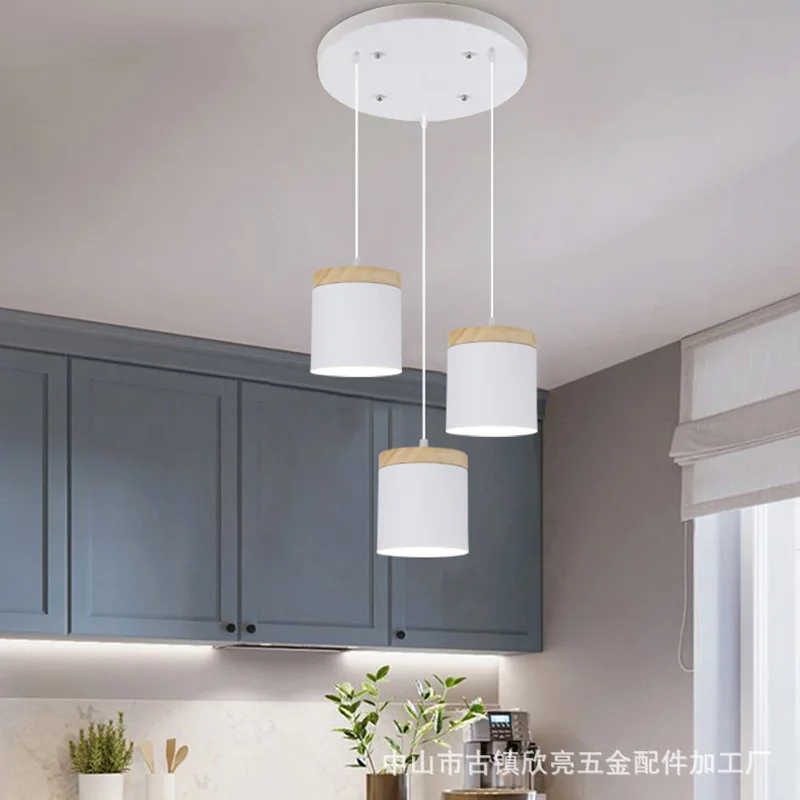 Modern Simple American Style Restaurant Pendant Lamp Corridor Coffee Shop Commercial Pendant Light Nordic Home Decoration Lamp