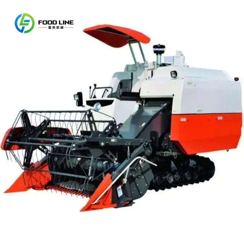 Customized High Performance Large Harvester  115 hp Cotton Harvesting Machine with Large Granary