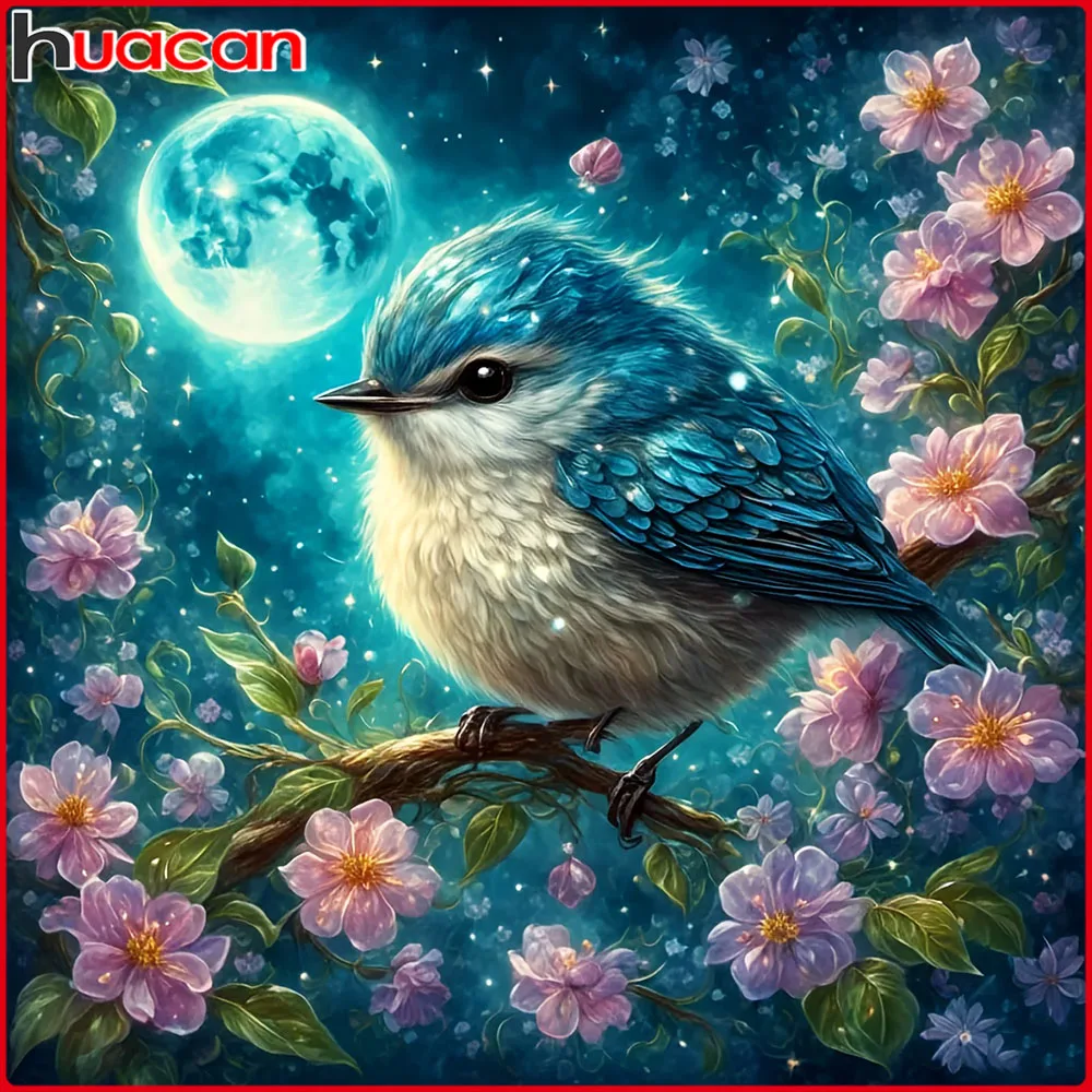 

Huacan Bird Diamond Embroidery Sale DIY Painting Flower Picture Of Rhinestones Wall Decoration