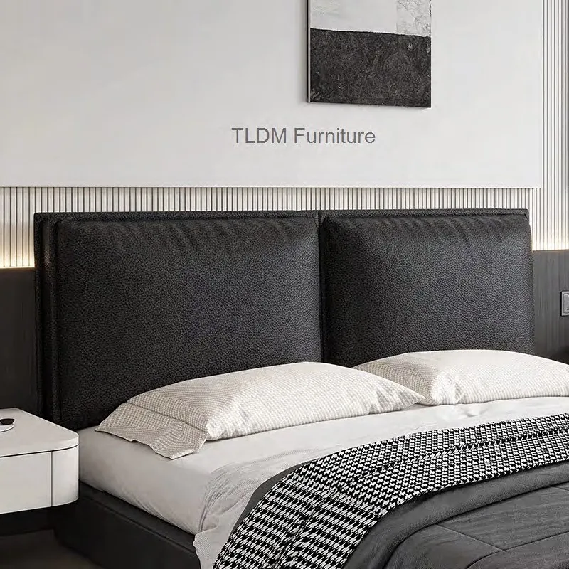 

Двуспальное изголовье для кровати татами без подушек, обтянутое кожей, с защитой от царапин от кошек, с защитой от ударов, для мебели, из полипропилена