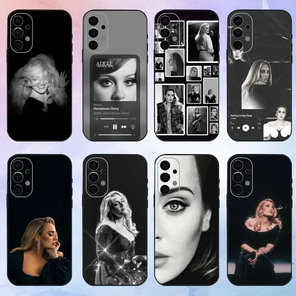 

Singer A-Adeles Phone Case For Samsung S25,S24,S21,S22,S23,S30,Ultra,S20,Plus,Fe,Lite,Note,10,9,5G Black Cover