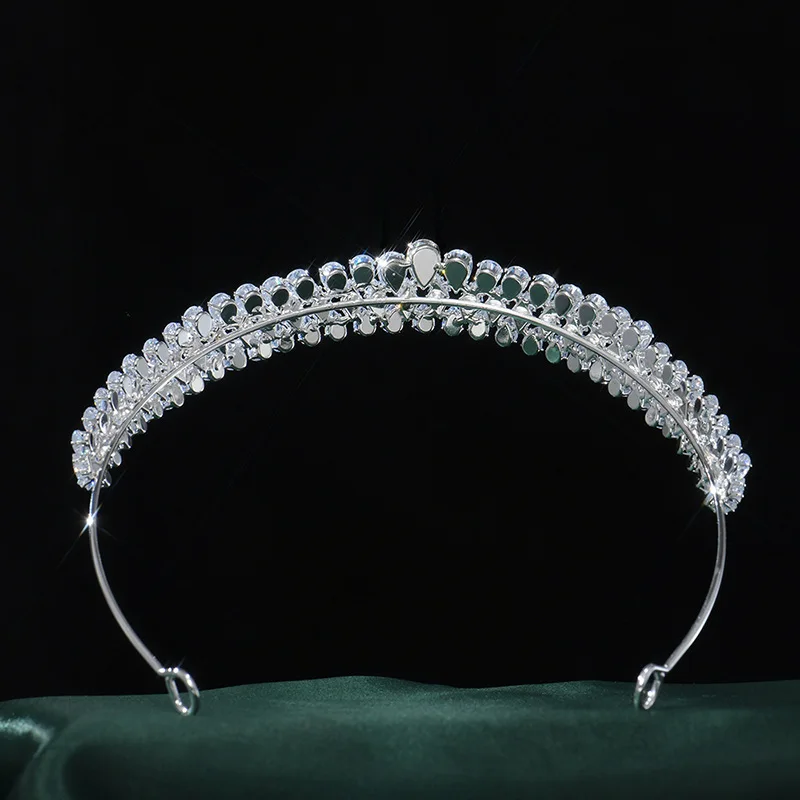 Luxury Bridal Tiara Crown For Wedding Headdress Zirconia Crystal Crowns For Women 15 Years Birthday Party Diadem Bride Headpiece