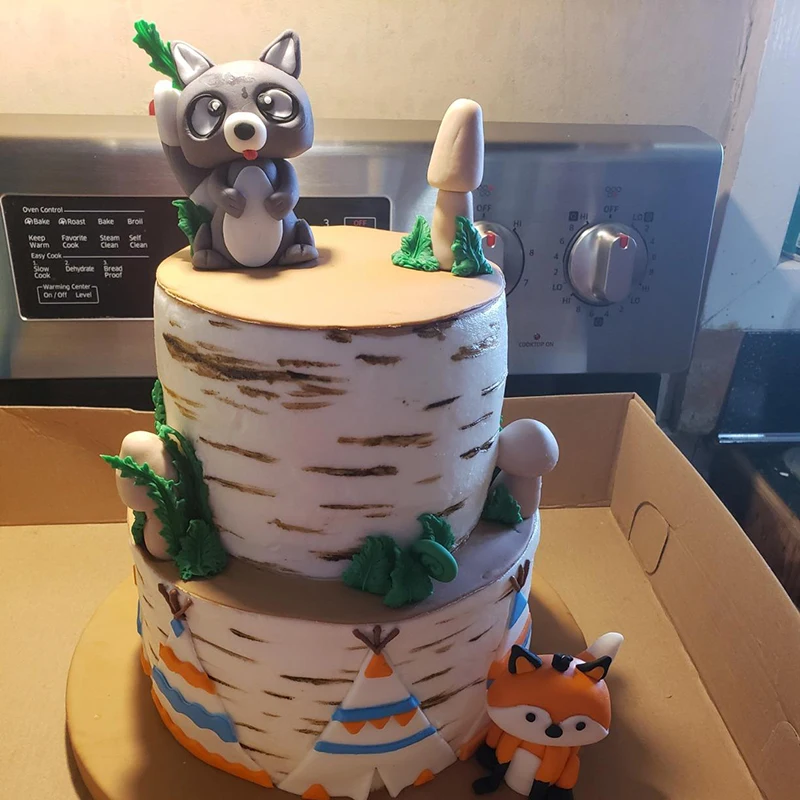 Baum blatt Silikon form Blätter Harz Schimmel Kuchen Ton Fondant Moule Dekorations werkzeuge Cupcake Topper Küchen zubehör Artikel backen – Detail 7