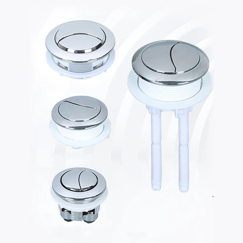 1pc Toilet Push Button Single Toilet Flush Buttons Toilet Water Tank Accessory Switch Water Press Flush Button Toilet Fitting