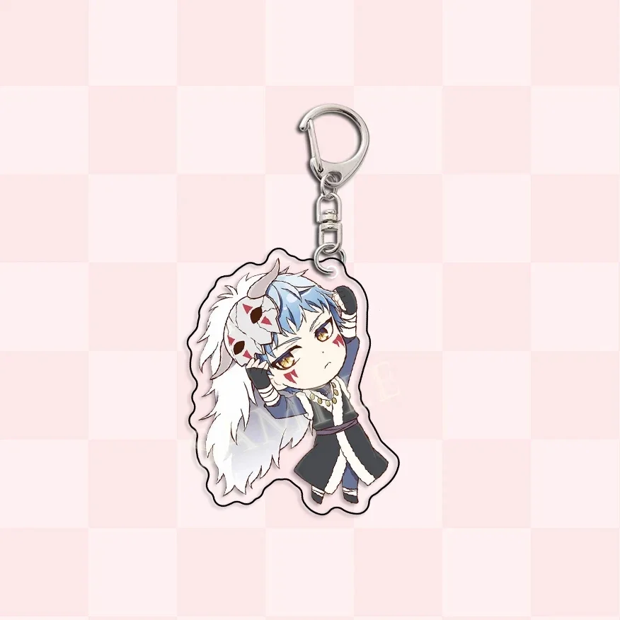 Anime Yona Of The Dawn Keychain Yona Haku Yun Kijia Jieha Zeno Shina Cartoon Figures Pendant Key Chain Ring Fans Gifts Jewelry