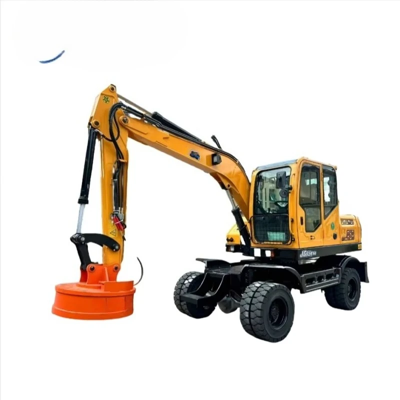 Hydraulic Magnet Excavator Hydraulic Lifting Magnet Chuck for Scrap Steel Plate Lifting
