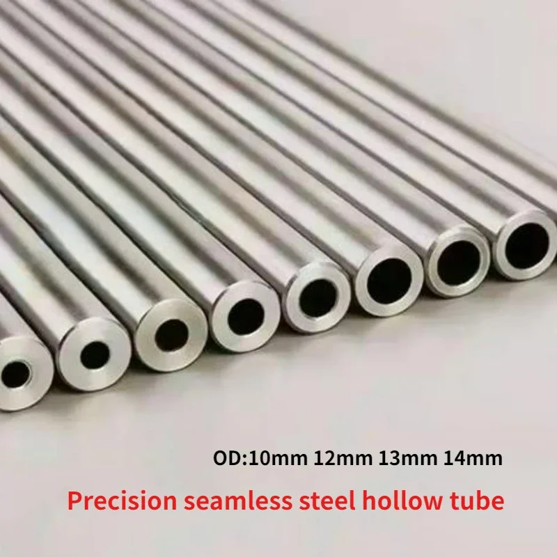 1 Stück Präzisions-Nahtloses Stahlrohr, Außendurchmesser 10-14mm, Innendurchmesser 4-12mm, für Hydraulikzylinder, Instrumente, Automobilbereich, Länge 500mm – Detail 1