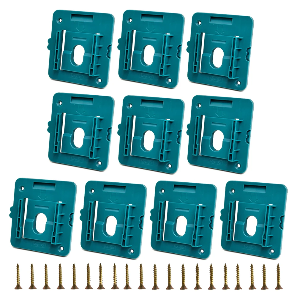 

1-10PCS Battery Holder Mount Compatible for Bosch/Makita 18V Battery Dock Holder Fit for BL1860 BL1850 BL1840 BL1830 Batteries