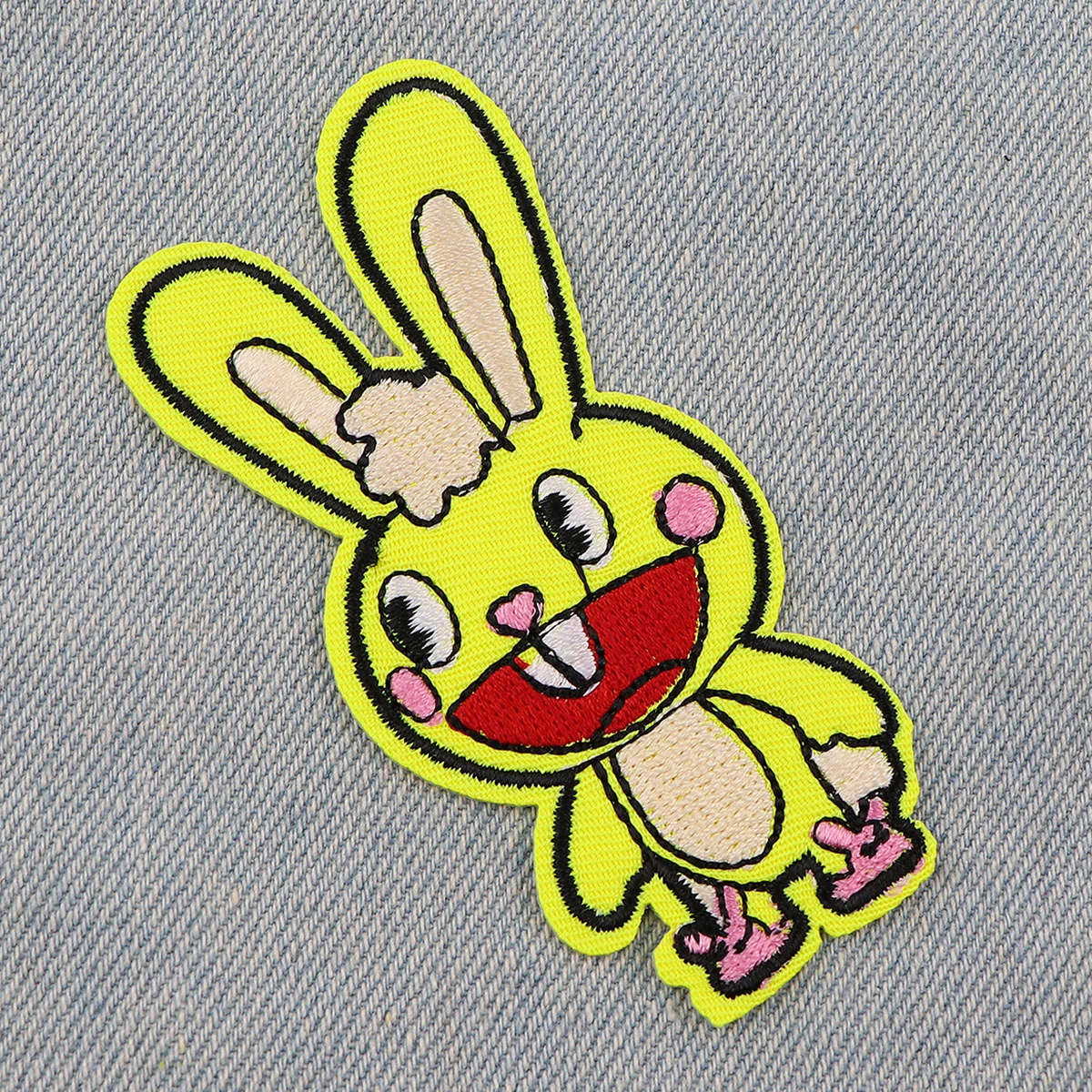 Happy Animals Patch Iron On Patches For Clothing Stickers Embroidered Patches On Jackets DIY Clothes Stripes For Childrens